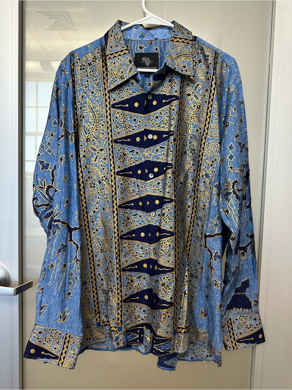 "Madiba shirt" South African heritage clothing brand Presidential Shirt size XL